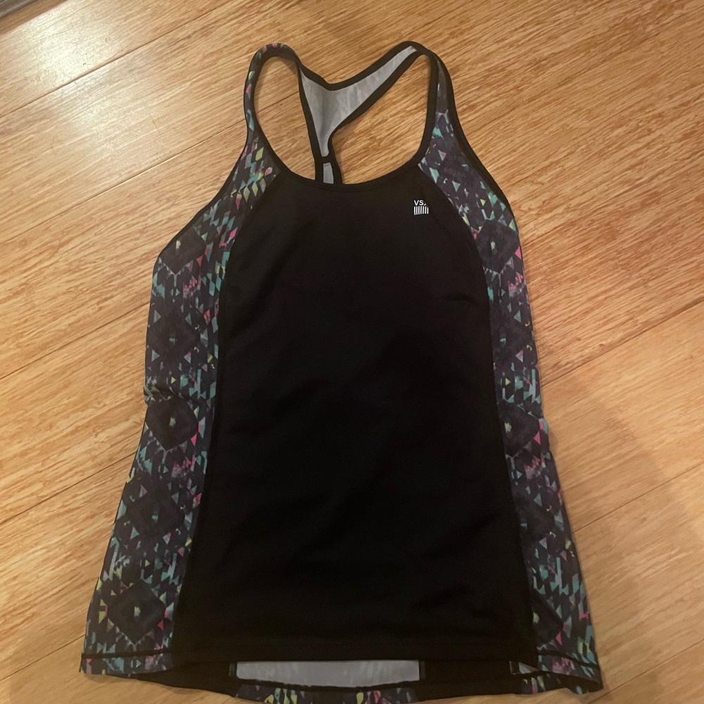 VSX Black and Multicolor Women's Top